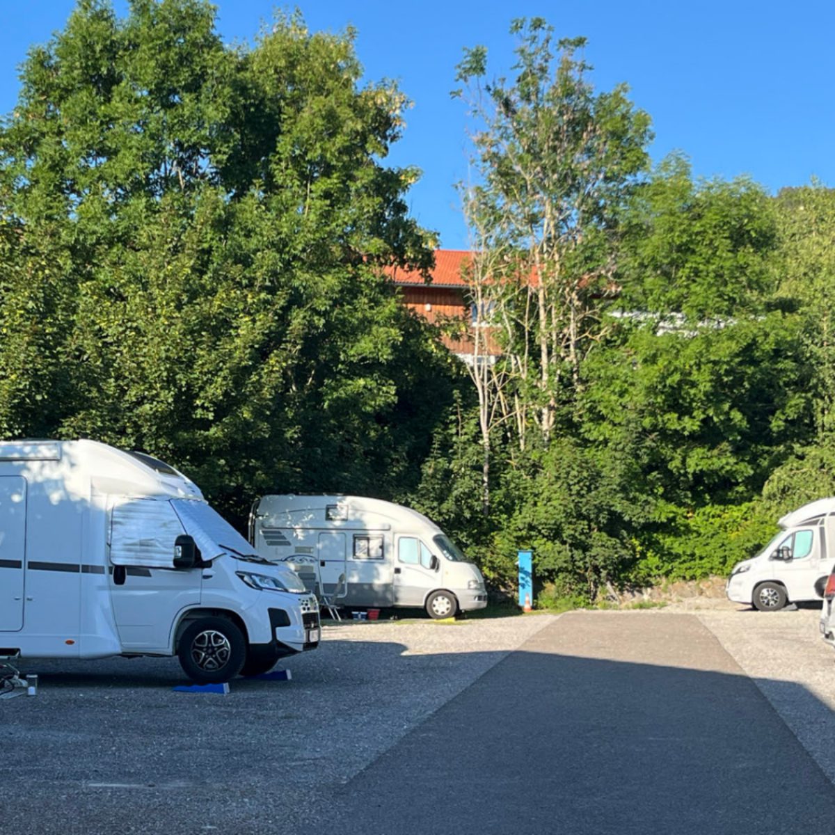 Side view from the campsite.