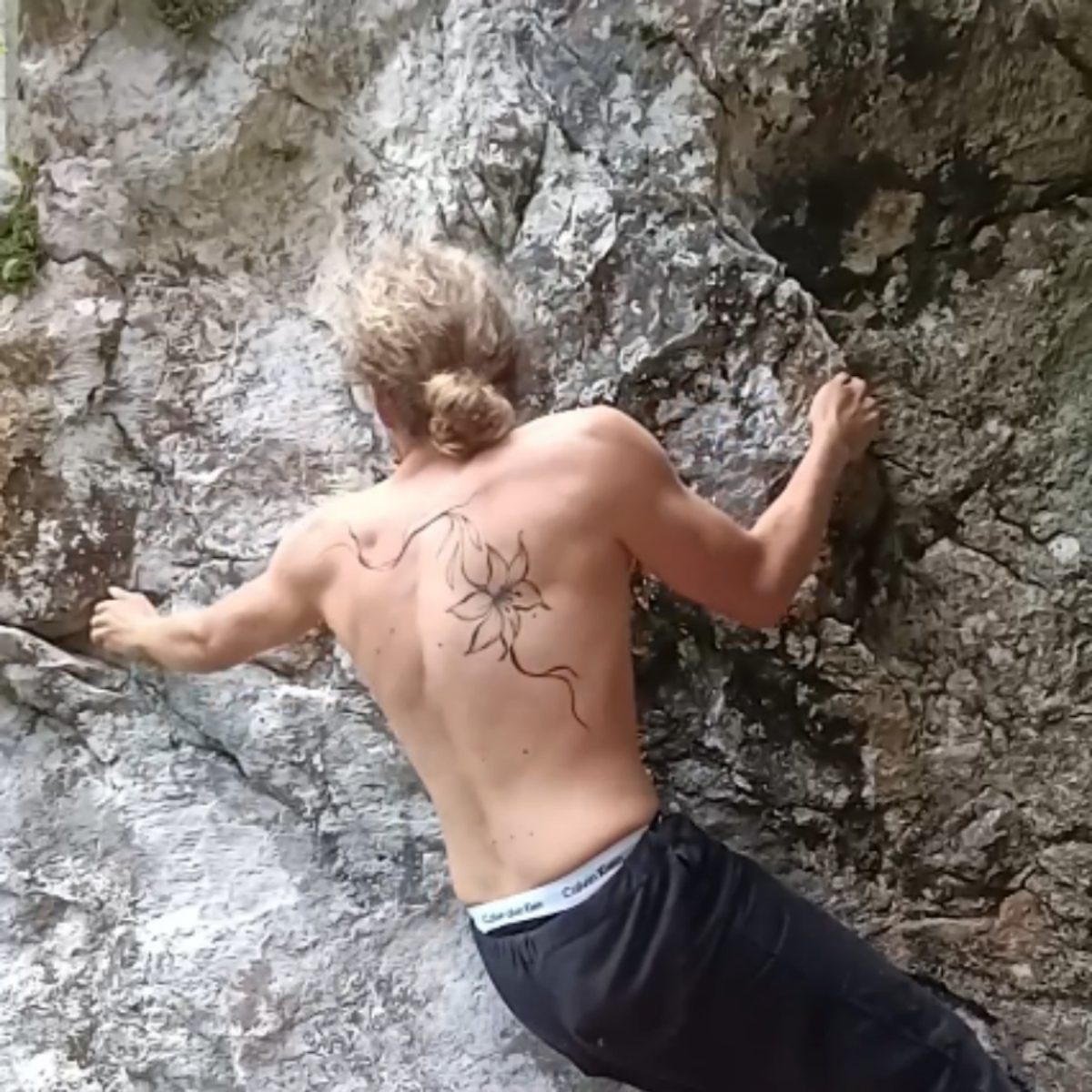 Julian on one of the Vilsner blocs.