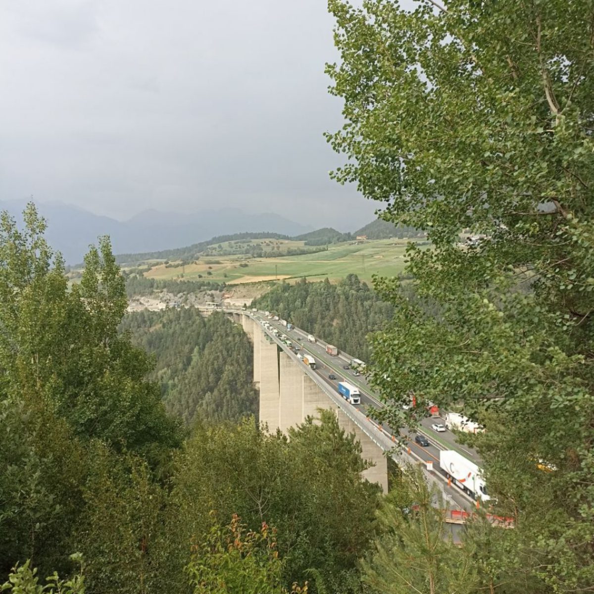 View of the Europabridge from the Mariachappel